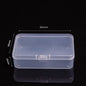 Multifunctional Acrylic Card Storage Box 12x10.5cm Display Card Case Holds 400 Postcards With 2 Compartments For Postcard/Photos