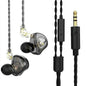 QKZ CK5 FiLe Wired Earphone Professional Gaming And Sports Noise Cancelling Headphones with Microphone HiFi Music Earphone