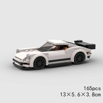 City Speed Racing Car Model Building Blocks DIY Bricks MOC Toy Classic Rally Sports Super Racer Vehicle Christmas gift technique