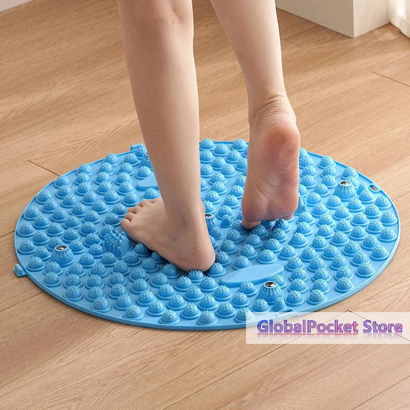 [TG823]Pressure Point Pads Board Foot Massage Acupressure Mat Foot Reflexology Walking Toe Plate Magnetic Acupressure Disc Care