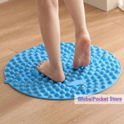 [TG823]Pressure Point Pads Board Foot Massage Acupressure Mat Foot Reflexology Walking Toe Plate Magnetic Acupressure Disc Care
