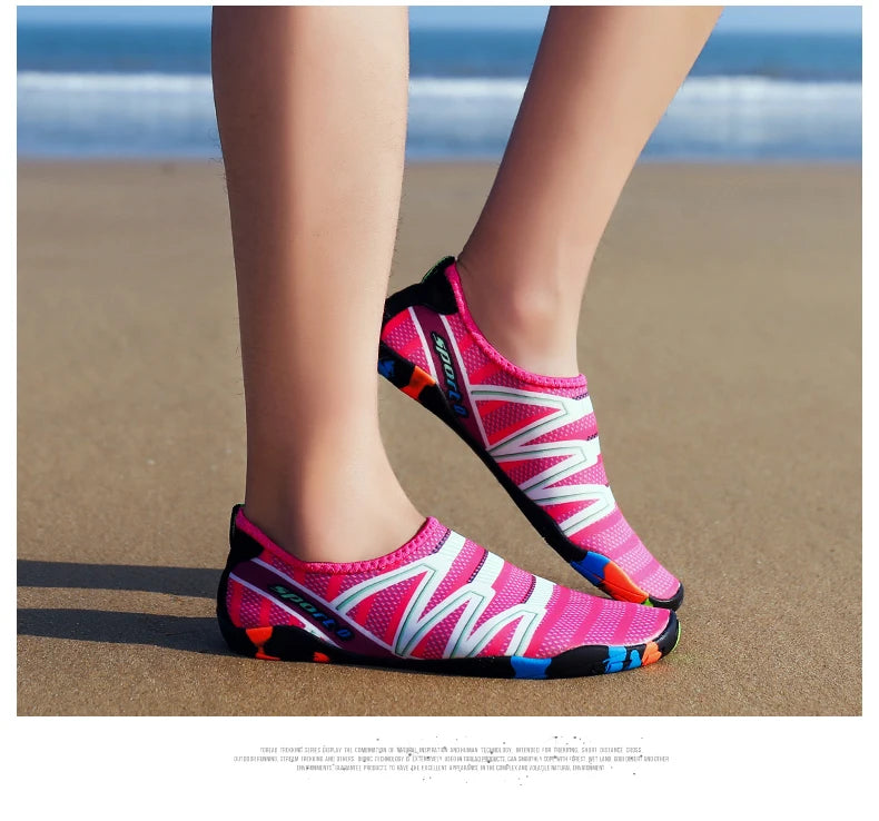 Men Water Swimming Shoes Women Sneakers Barefoot Beach Sandals Upstream Aqua Shoes Quick-Dry River Sea Diving Surfing Seaside