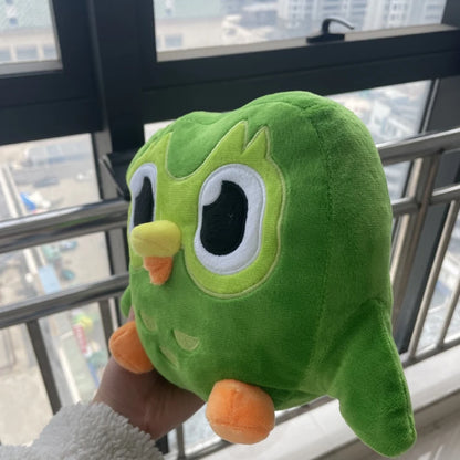Lovely Green Duo Plushie of Duo The Owl Cartoon Anime Plush Toy Soft Stuffed Animal Plushie Dolls Children Birthday Gift