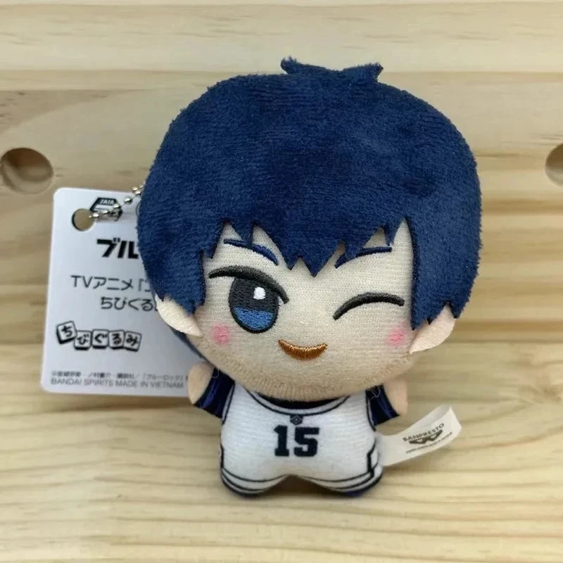 10cm New Blue Lock Plush Pendant KeyChain Yoichi Isagi Nagi Seishiro Mikage Reo Rin Itoshi Itoshi Sae Doll Toy Gift