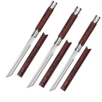 Exquisite stainless steel small straight knife fruit knife facas sushi household sharp portable magic pen hand meat knife