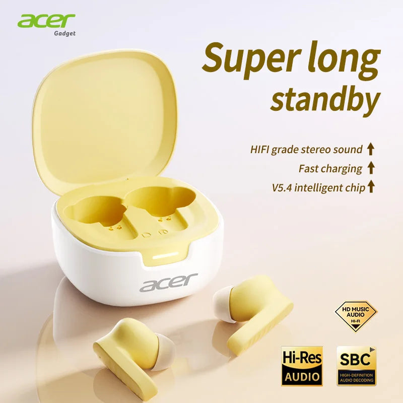 Acer Ohr503 Wireless Headphones, In-Ear Design, Bluetooth Headphones, Stereo Sound Quality, Comfortable to Wear, Suitable for Sports, Running, and Cycling, Compatible with Mobile Phones, Tablets, Android and Ios Systems