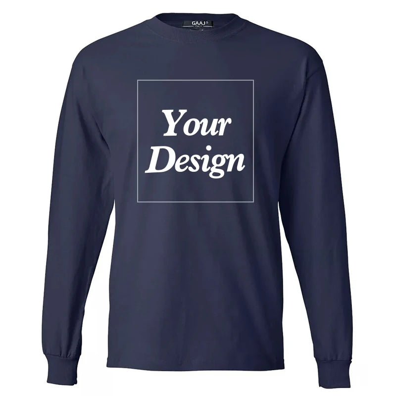 Custom T shirt Customized Tshirt Personalized Tee Shirt Diy Print Your Photo Brand Logo Text Men Women 100% Cotton Premium Gift