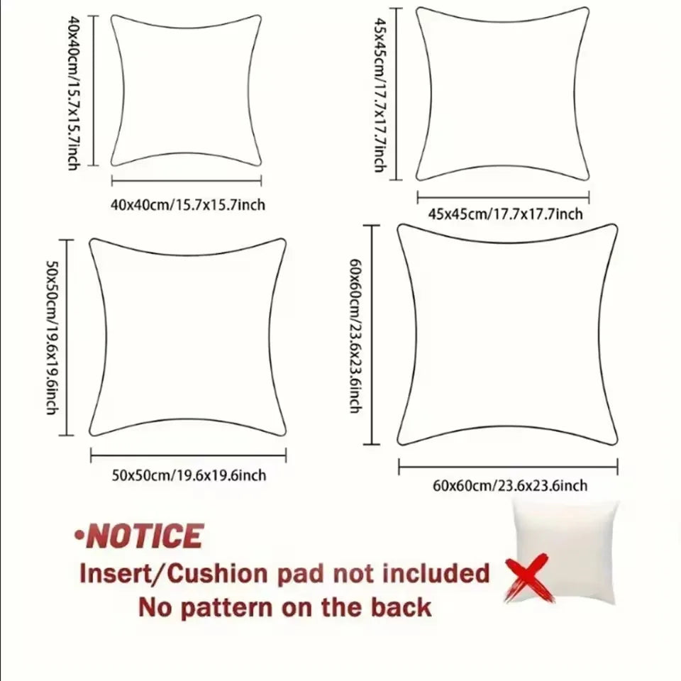 Negroni Cocktail Cushion Cover Soft Reversible & Durable Pillow Cover – Multi-Scene Use for Home & Car Daily Comfort