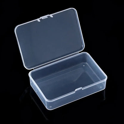50 Transparent Storage Boxes for Arts and Crafts Parts Small Accessories Dustproof Durable Strong Jewelry Storage Case Container