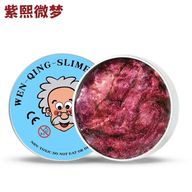 Reusable Putty Liquid Crystal Bouncy Slime Toy Set Kid Safe Mud Stress Relief Toys Color Clay  Handmade DIY Handgum Playdough