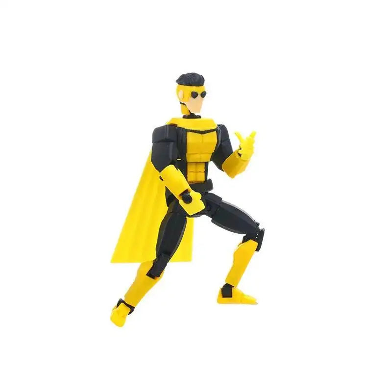 3d Printed Blue-Masked Invincible T13 Dummy13 Multi-Jointed Movable 3d Printed Shapeshift Toys Action Figure Custom Toy