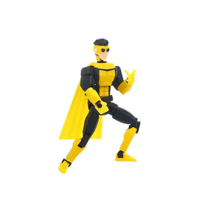 3d Printed Blue-Masked Invincible T13 Dummy13 Multi-Jointed Movable 3d Printed Shapeshift Toys Action Figure Custom Toy