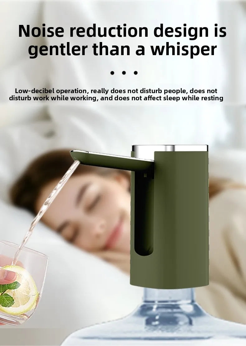 Electric Water Pump Household Bottled Water Water Extractor Folding Purified Water Dispenser Suction Pump Outdoor