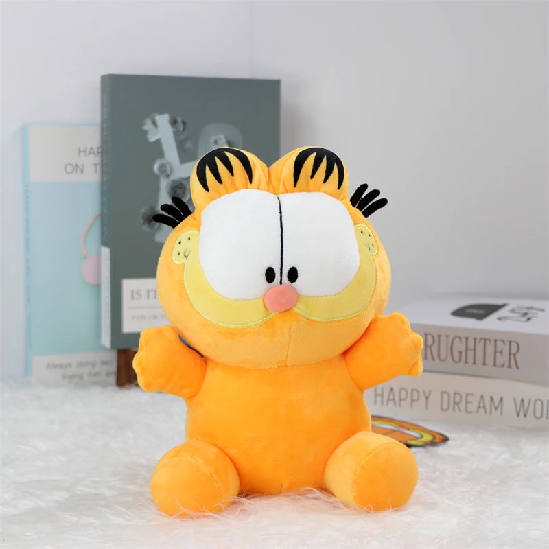 Original GARFIELD FAMILY Kawaii Soft Plush Toys Cute Cartoon Garfield Cat Odie Stuffed Animals Peluche Dolls Birthdays Gifts Kid
