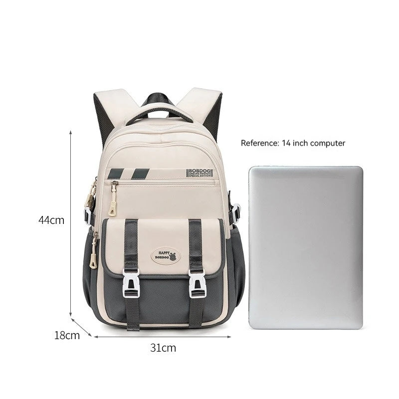 New School Bag with High Appearance Level Junior High School Backpack Large Capacity Primary School Backpack Ins Wind