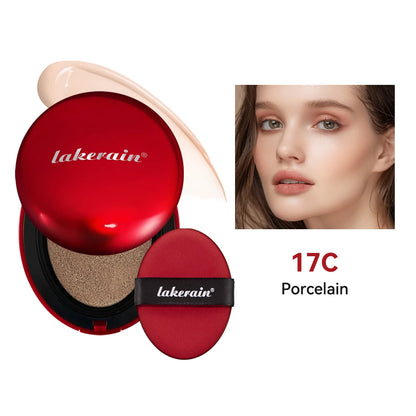 Korean Air Cushion Foundation Natural Moisturizing Coverage 72H Wear Semi-Matte Finish Foundation Women Long-lasting Makeup Base