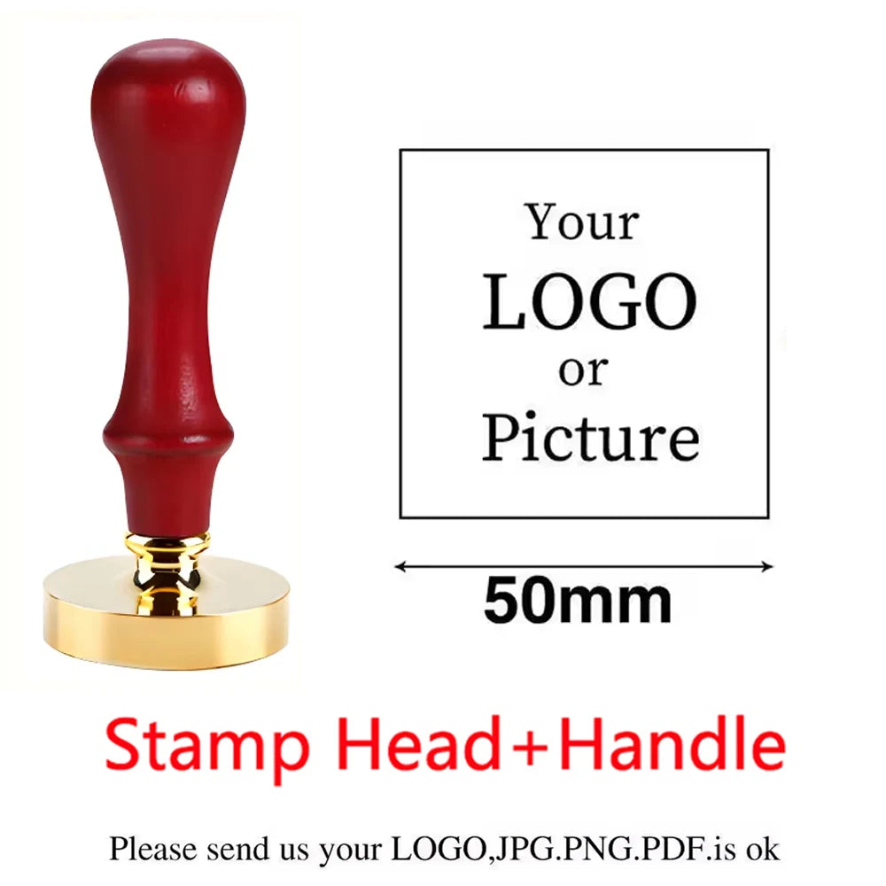 Logo Customize Clay Seal Set -22/25/30/35/40/50mm Customizable Pottery Design Craft Tool for Pottery Ceramic Custom Letter Stamp