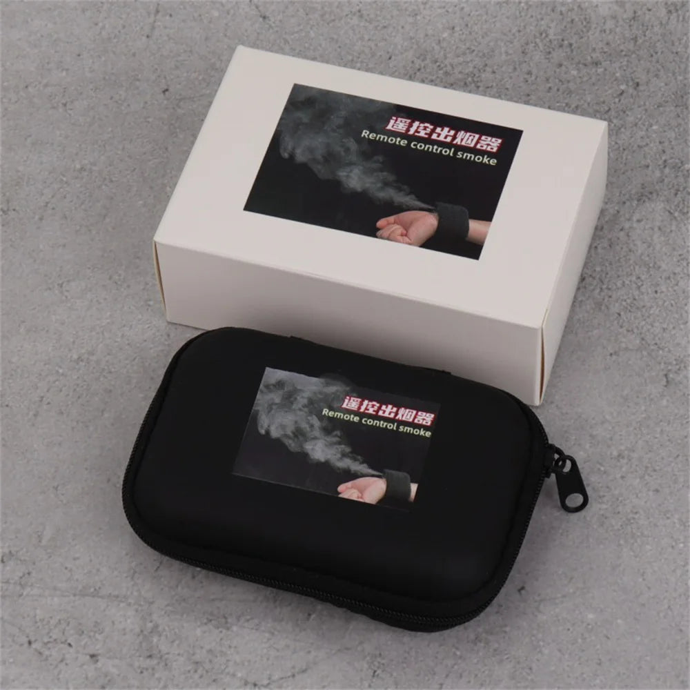 Mini Wrist Smoke Device Magic Props Remote Control Silent Smoke Maker for Short Sleeve Performance Magia Toys Professional Gadge