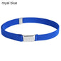 1PC Fashion Adjustable Children Elastic Belts Wide Candy Color Waist Belt Stretch Canvas Belt For Jeans Pants Kids Casual Belts