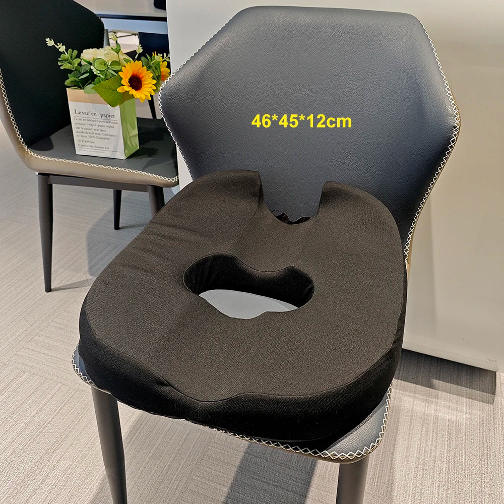 Donut Pillow Coccyx Car Seat Cushion for Prostate, Sciatica, Pelvic Floor, Memory Foam Chair Pad, Sitting Cushion, Floor Cushion