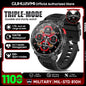 2026 New T-REX3 1100mAh Battery SmartWatch 10ATM Waterproof Compass Altitude HD Bluetooth call Sports Flashlight Smart Watch Men
