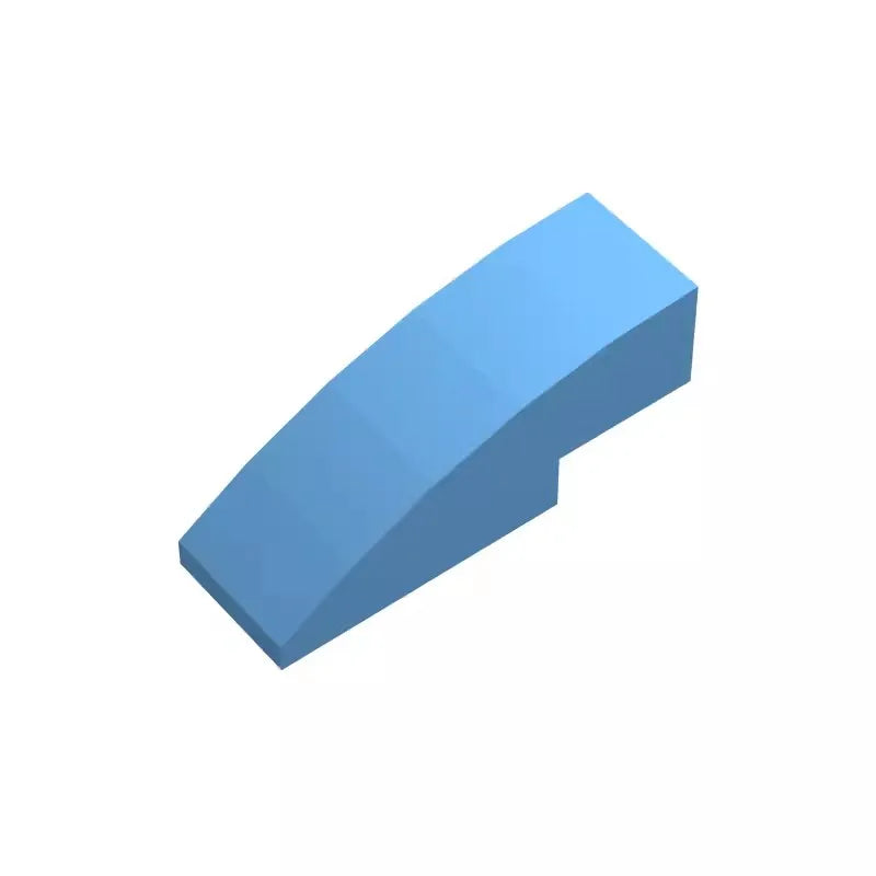100pcs MOC Part 50950 Slope Curved 3 x 1 No Studs Building Block Particles DIY Construction Compatible Brick Toy Kid Gift