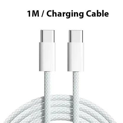 PD 40W Charger USB C Fast Charging Cable For iPhone 17 16 15 Pro Max Air Mini Type C Data line Quick Phone Charger Power Adapter