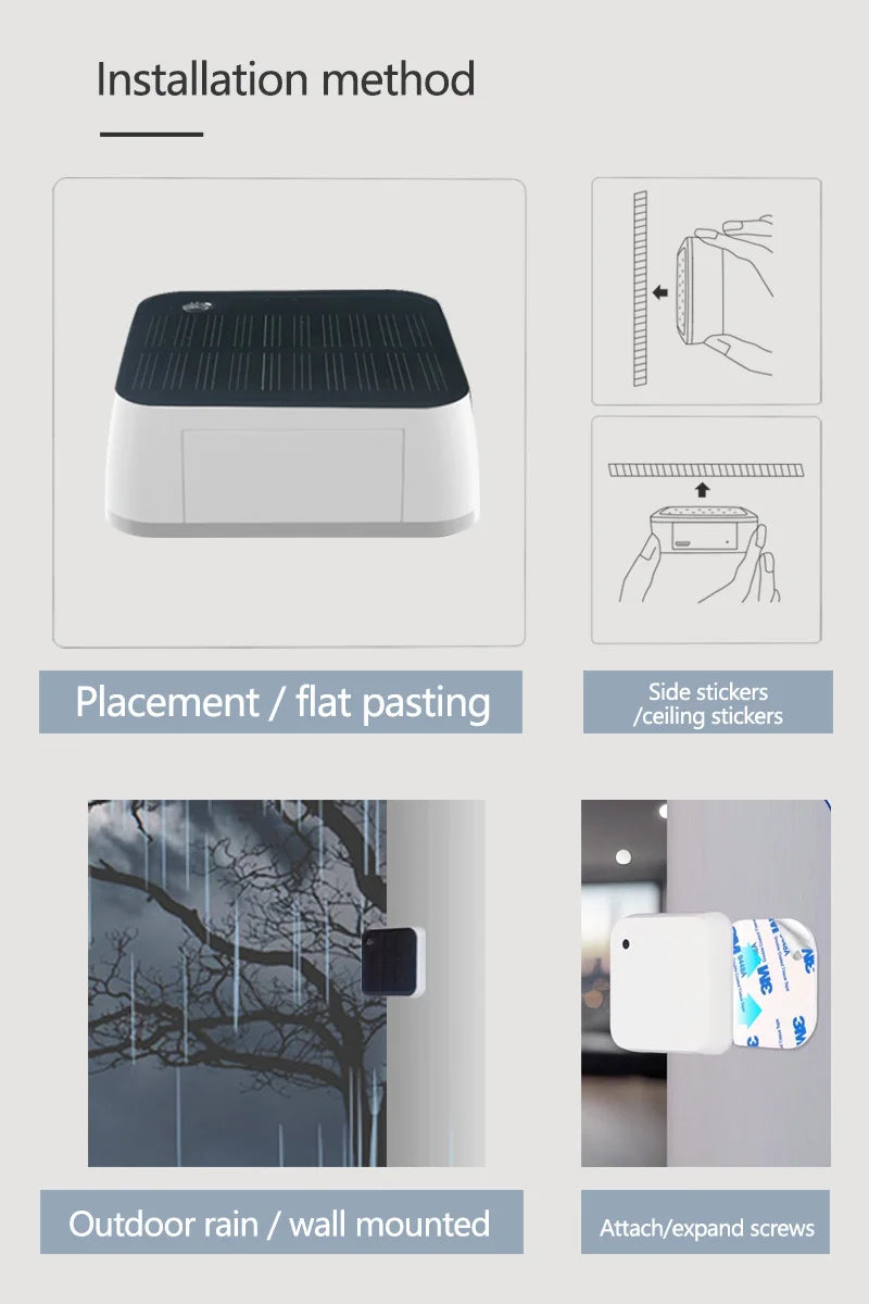 Waterproof Outdoor Brightness Detector With Real Time Luminance Monitoring Solar Light Sensor Tuya Zigbee IP65