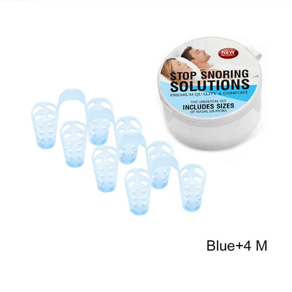 Anti Snoring Sleep Nose Clip Snore Stop Aid Nasal Dilators Device Congestion Aid No Strips Cones Sleeping Aid Device