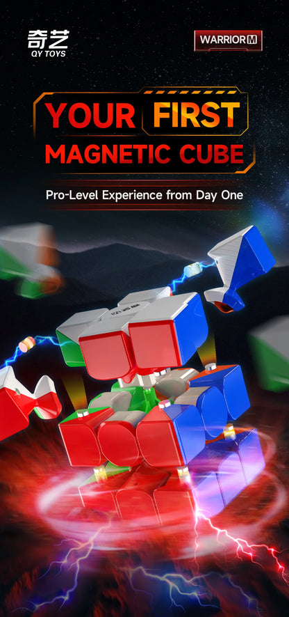 QiYi Warrior Magic Cube 3x3 Magnetic UV Educational Puzzle Magic Cube Toys For Children Kids Gift Toy Cubo Magico