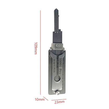 Stainless Steel Key Decoder O-ring Pickup Kit Hook Tool Pickup Hand Tool Maintenance Repair Kit