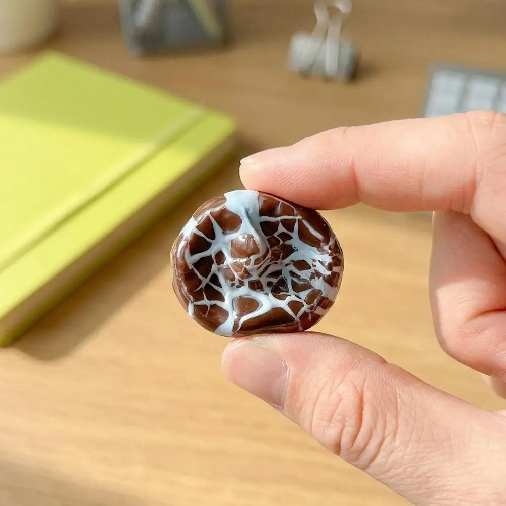 1pc High-end Matcha Mint Chocolate Handmade Ball Anti Stress Sensory Fidget Toy Cracking Wax Ball Soft Decompression Toys Gift