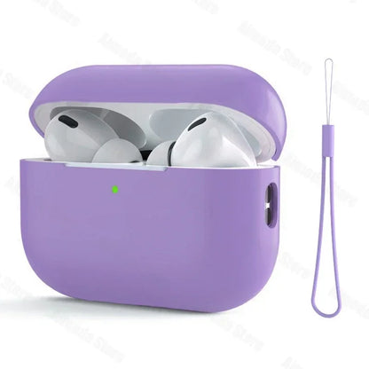 Dla AirPods Pro 2 Etui Płynny Silikon Pokrowiec Na AirPods 3 Pro 2 Etui Miękkie Słuchawki Ochronne Funda dla AirPod Pro 2 Pro2 Pokrowiec