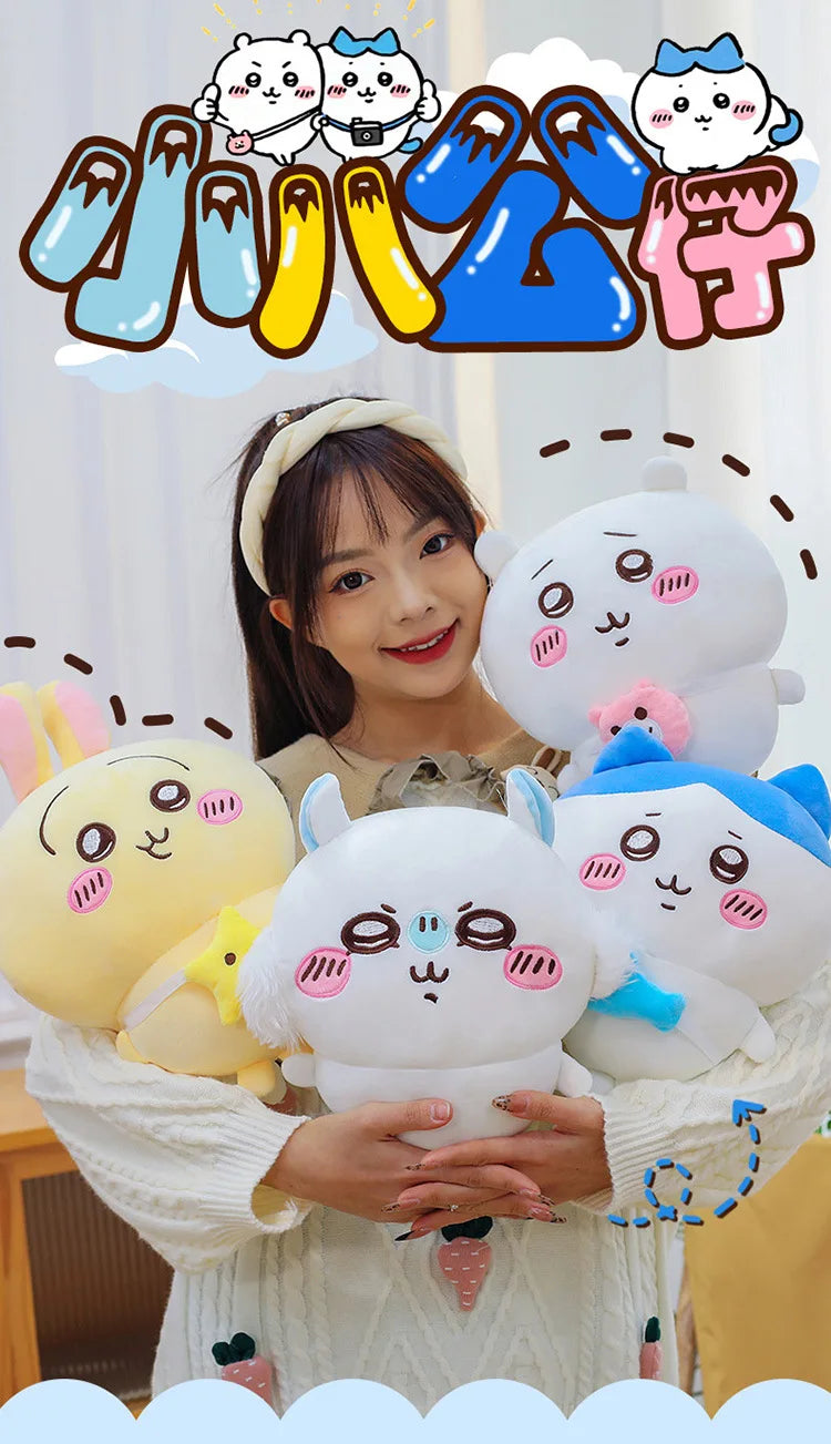 New 30-80cm Kawaii Hachiware Momonga Plush Toy Plush Dolls Are Soft But Not Easily Deformed Plush Room Decoration Birthday Gift