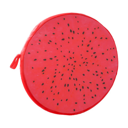 Cartoon Fruits Print Round Bar Chair Cushion Cover Anti-Slip Seat Cushion Slipcover Soft Stool Cushion Covers For Living Dining