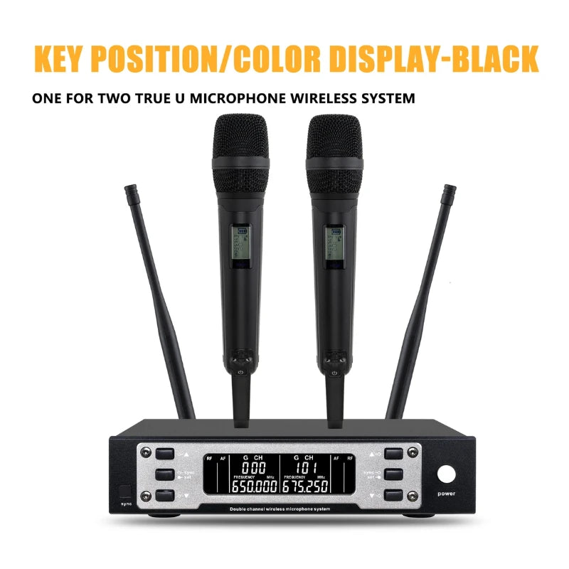 135G4 Professional Wireless Microphone UHF Handheld Vocal Party Home KTV Wedding Mic