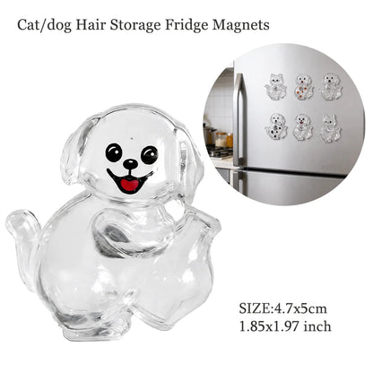 Cat Shaped Pet Hair Keepsake Keychain Charm Resin Dog Shaped Memorial Pendant Handmade DIY Pet Souvenir Keychain for Pet Lovers
