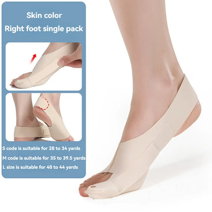 GOBYGO 1Pcs Hallux Valgus Corrector Toe Separation Corrector Lightweight And Adjustable Wearable Shoes Ankle Support Men Women