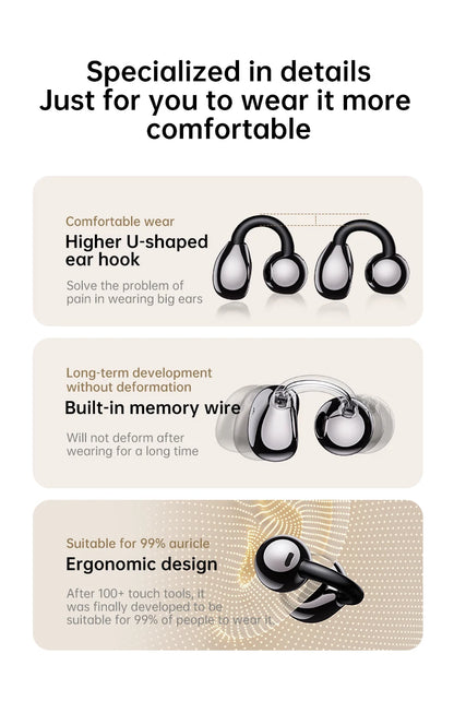 AI Translation Headphones True Wireless Earbuds LED Power Display Earphones with Wireless Charging Case