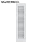 2pcs/set Aluminum Alloy Vents Cover Louver 50/80mm Wide Air Vent Decor Breathable Mesh Rectangle Ventilator Grille Cover