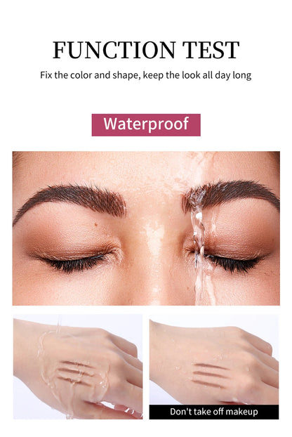 QIBEST Transparent Eyebrow Gel Long Lasting Shape Natural Three Dimensional Moisturizing Eyebrow Styling Gel Makeup Brow Soap