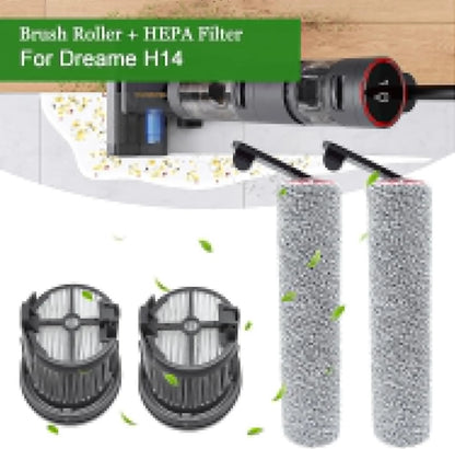 Dreame H14 Dual / H14 Pro / H14 / H20 Pro Plus / H20 Ultra / H30 Ultra Vacuum Cleaner Roller Hepa Filter Accessories