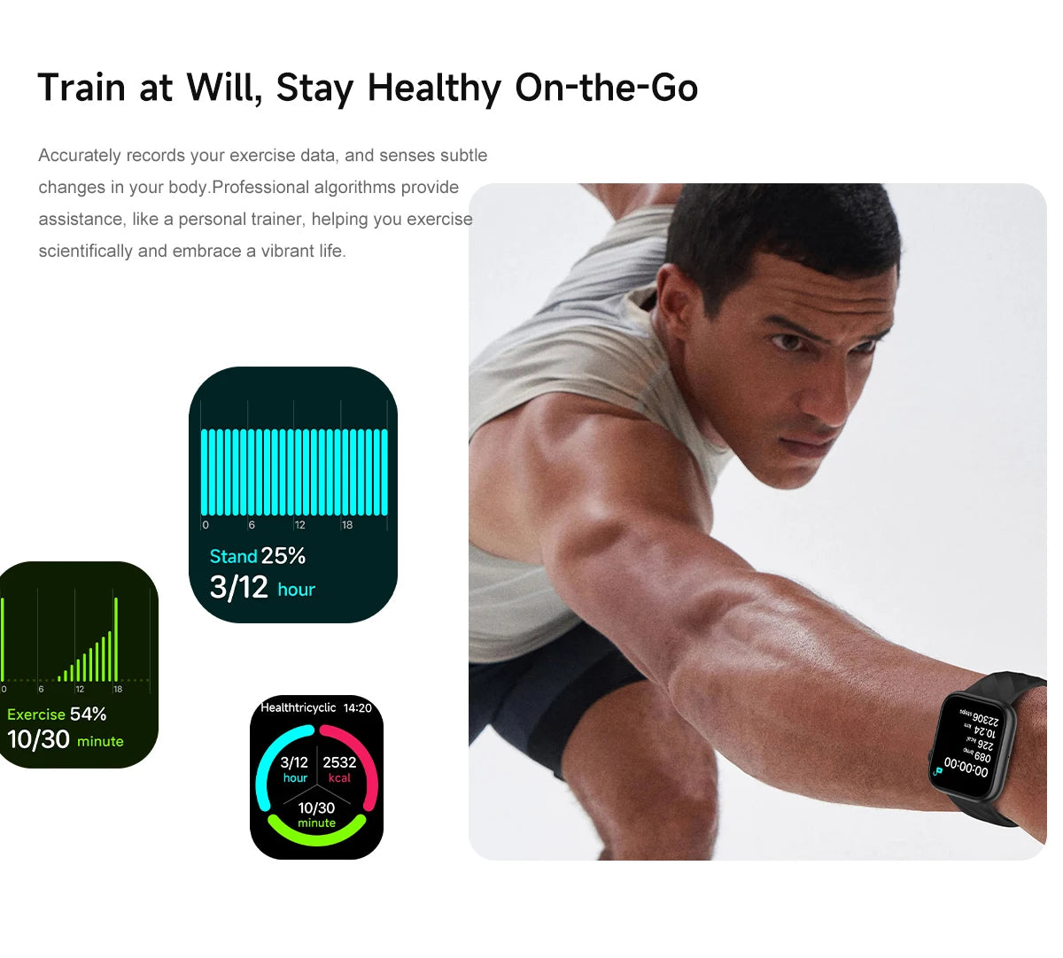 Smartwatch 1,83 cala dla mężczyzn i kobiet, dotykowy ekran, sportowy zegarek fitness, połączenia Bluetooth, cyfrowy smartwatch, wodoodporność IP68