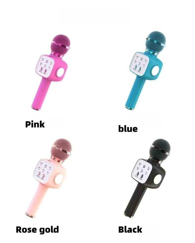 Microphone for Kids Child Microphones Wireless Bluetooth Karaoke Microphone Boys Girls Gift Birthday Thanksgiving Christmas
