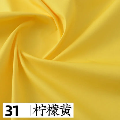 145x50cm Solid Color Pure Cotton Poplin Clothing Fabric DIY Handmade Clothes for Girls, Plain Color Antique Skirt Cotton Cloth