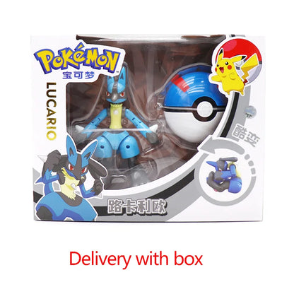 22 Kind Pokemon Ball Figure Pokeball Mewtwo Poke Pikachu Charizard Gyarados Venusaur Pawmi Quaxly Fuecoco Elf Toy Set Kids Gift