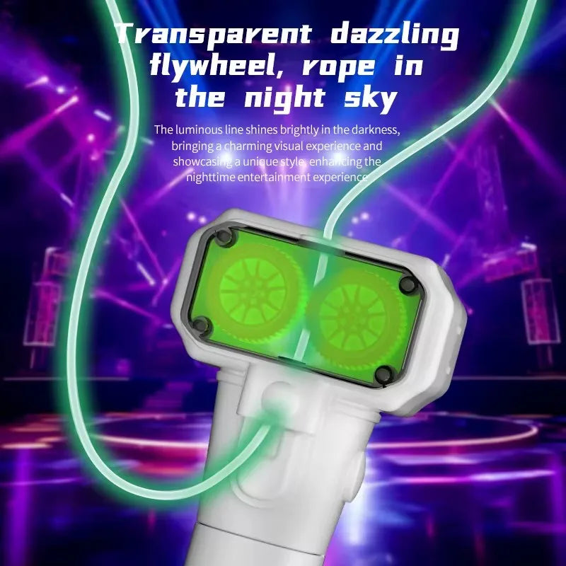 New String Rope Glow in The Dark String Rope Launcher Luminous Portable Handheld String Stress Relief Toy For Kids Party Gift
