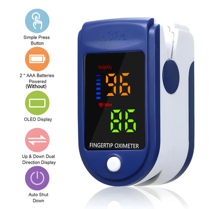 Digital Finger Oximeter Family OLED Pulse Cximeter Display Oxymeter Fingertip Health Diagnostic Monitor  De Dedo pulsioximetro