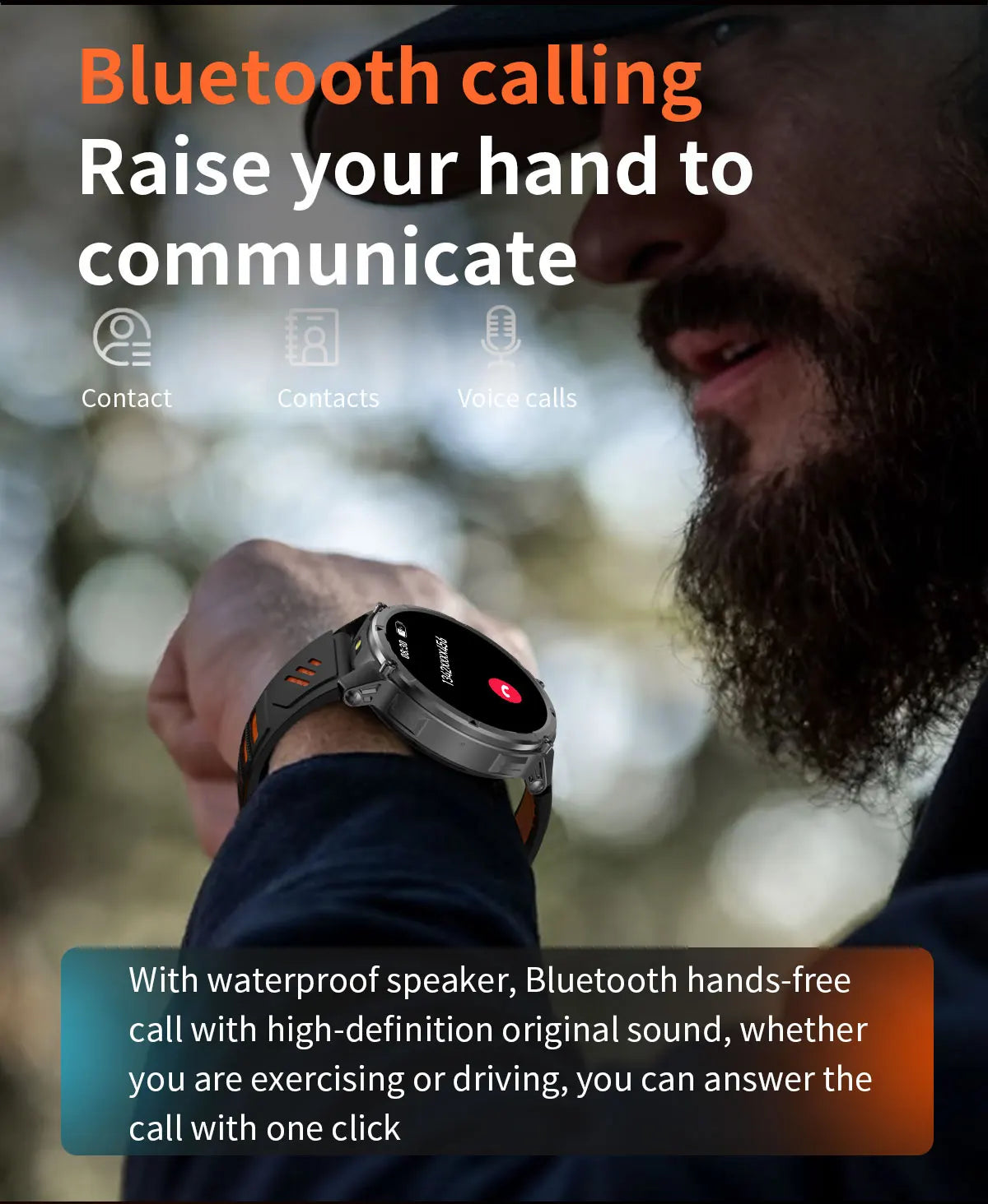 2026 New T-REX3 1100mAh Battery SmartWatch 10ATM Waterproof Compass Altitude HD Bluetooth call Sports Flashlight Smart Watch Men