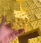 Simulated Cheese Squishy Toy, Jumbo Creative Slow Rising Cheese Block, Stress Relief Vent Toy Wholesale Toy